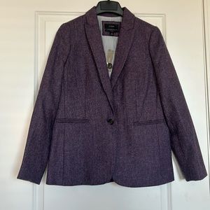 JCREW purple blazer woman’s size 8